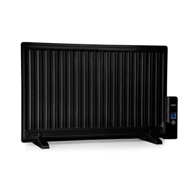 OneConcept Wallander oljni radiator, Crna