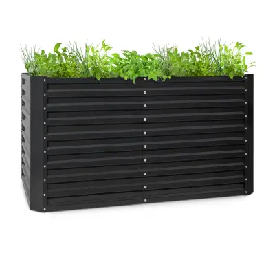 High Grow Straight visoka greda (antracit)  200 x 90 x 100 cm