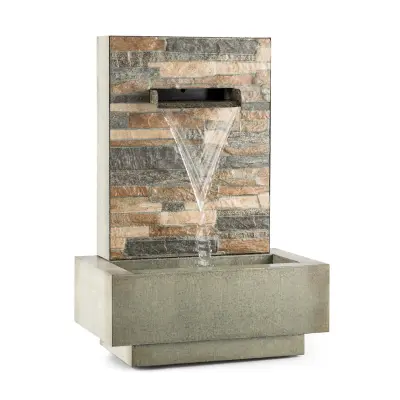 Blumfeldt Watergate vrtni vodnjak, Indoor/Outdoor, 15W pumpa, 10 m kabel, cinkirana