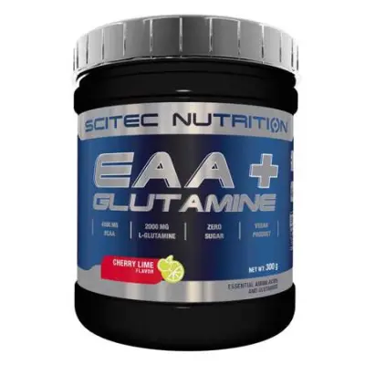 EAA + Glutamine, 300 g - Cherry-Lime