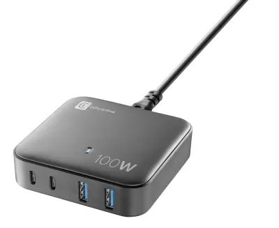 CELLULARLINE 100W,4xUSB 2xUSB-C 100W, 2xUSB Hišni polnilec