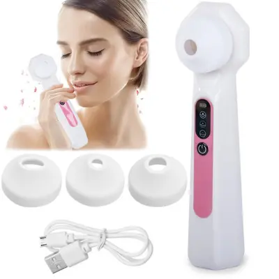 Akumulatorski aspirator za pore in mazolje LED in lupa + 3 nastavki