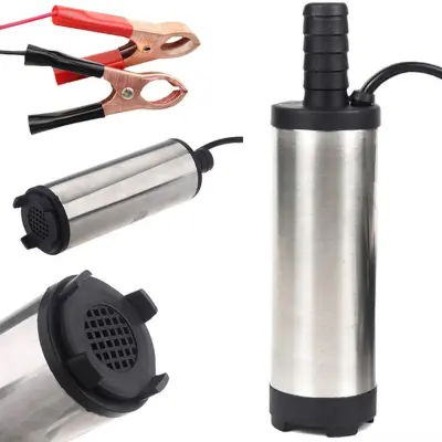 Inox potopna črpalka za sode in cisterne 12V – tekočine in olje