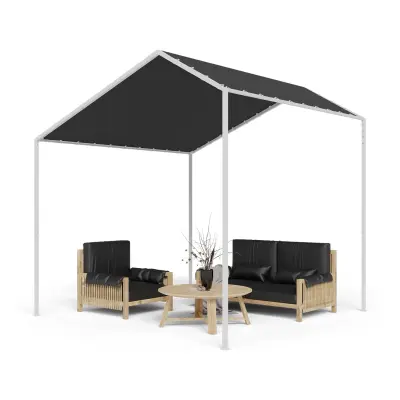Blumfeldt La Rochelle Gazebo, poševna streha, UV 50, Siva