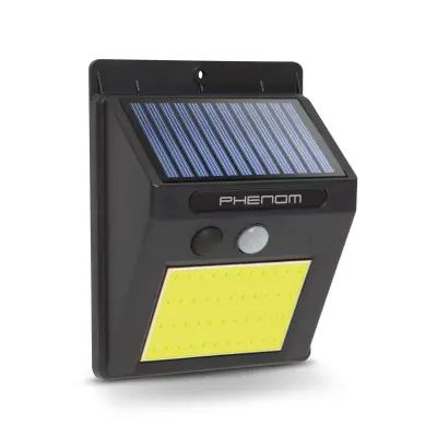 COB LED stenska solarna svetilka 3W 120lm s senzorjem gibanja
