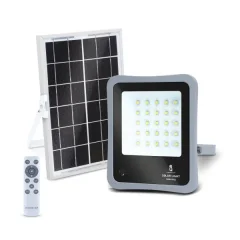 LED solarni reflektor z ločenim monokristalnim solarnim panelom 50W 6500K 500lm