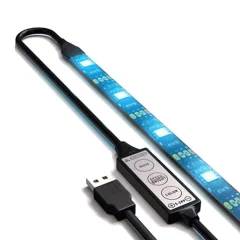 USB RGB LED trak s kontrolerjem 2m 3.6W/m 30LED/m