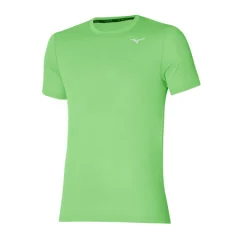 Mizuno Impulse Core Short Sleeve Shirt, Light Green - XL