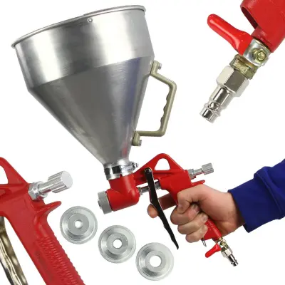 Pleskarska pištola za nanašanje teksture z lijakom aluminij 5L