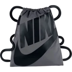Nike Unisex Heritage Gym Sack, Dark Grey/Black