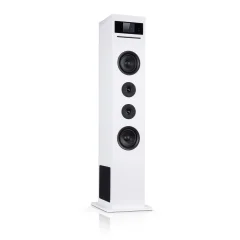 Auna Karaboom 100 WiFi, stolpni zvocnik, internetni radio, DAB +, BT, 120 W, bel