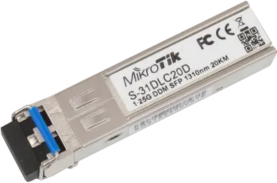 Mikrotik pretvornik FO SFP Mini-GBIC S-31DLC20D