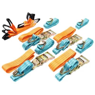 Set 4x trakov za privezovanje za avto 3.5m – gurtna