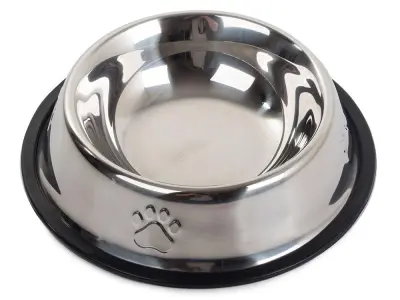 Inox kovinska skleda za mačke in pse 0,5L