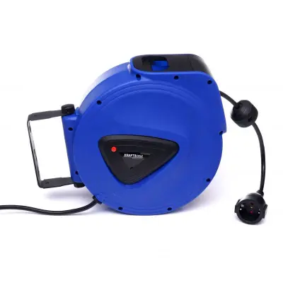 15m avtomatska kabelska roleta 180 ° s stenskim nosilcem