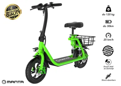 MANTA MES1201H FLINSTONE II, 12'' električni skiro