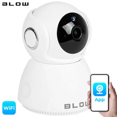 IP kamera IP BLOW H-263, WiFi, 1080p, Full HD 3MP, vrtljiva 355°, nočno snemanje, senzor gibanja, aplikacija