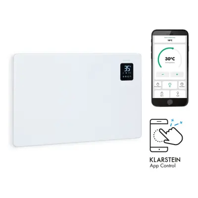 Klarstein Bansin Smart 1500 konvektor, Bela