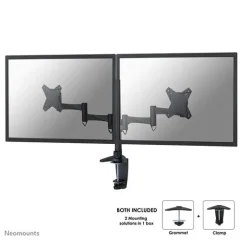 FPMA-D1330D namizno stojalo za 10-27 monitorjev (ČRNO)