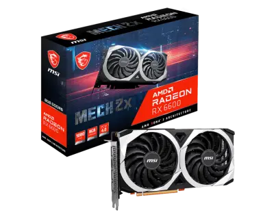 MSI Radeon RX 6600 Mech 2x 8GB grafična kartica