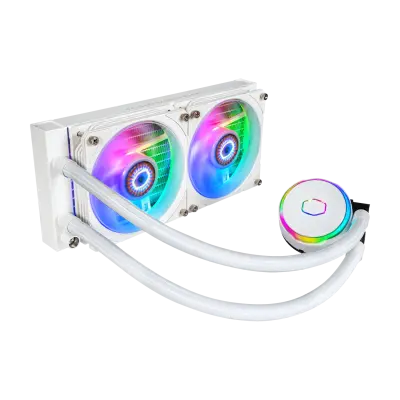 COOLER MASTER Masterliquid PL240 White flow računalniško hlajenje