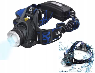 Naglavna svetilka s t6 cree led, xml-t6