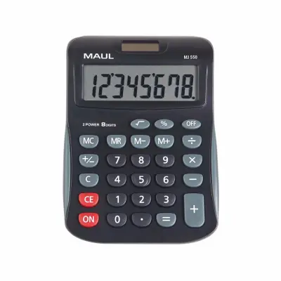 MAUL Namizni kalkulator MJ 550 junior, črn