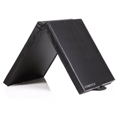 Foldable Gym Mat 120 x 60 x 5cm, Črna