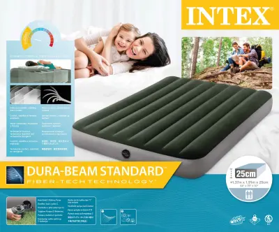 Intex 64778 Napihljiva postelja Full Dura Beam Prestige, 137 x 191 x 25 cm
