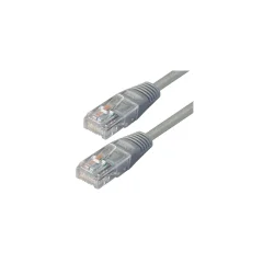 UTP kabel na konektorje 1m siv