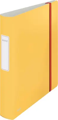 Mapa register leitz cosy a4 2r z elastiko 60mm rumena 10390019