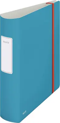 Mapa register leitz cosy a4 2r z elastiko 80mm modra 10380061