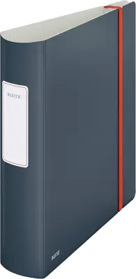 Mapa register leitz cosy a4 2r z elastiko 80mm siva 10380089