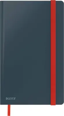 Zvezek a5 tp črtan 80l z elastiko siv leitz cosy 44810089