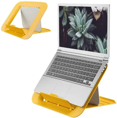 Stojalo za prenosni računalnik leitz ergo cosy 13" do 17" rumen 64260019