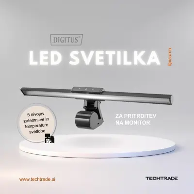 Digitus LED svetilka pritrditev na monitor DA-90415