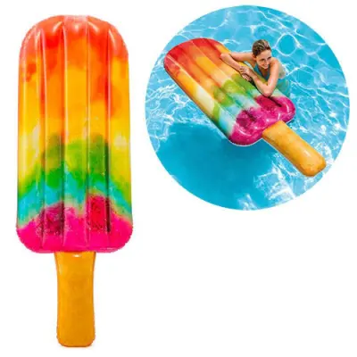 Intex 58766EU Napihljiva blazina Mavrična lizika 183 x 66 x 20 cm