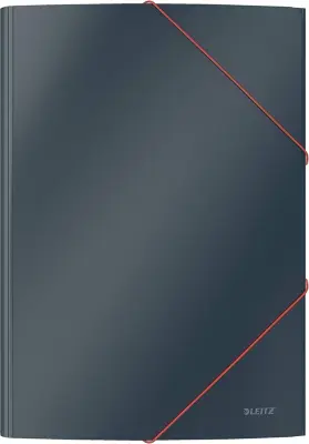Mapa kartonska z elastiko a4 leitz cosy siva 30020089
