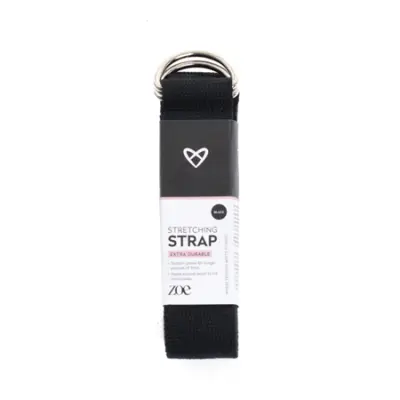 ZOE, My Workout Stretching Strap - Black