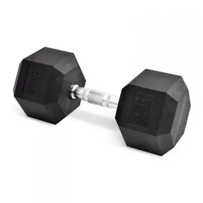 Gymstick heksagonalna gumijasta utež, 50 kg