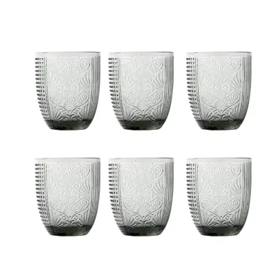 Set kozarec za liker Miba 80ml / 6 kos / siv / steklo