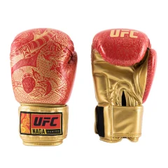 UFC PRO Naga Training Gloves, Red - 12 oz