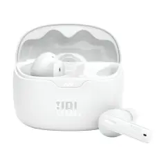 JBL Tune Beam TWS bele brezžične slušalke