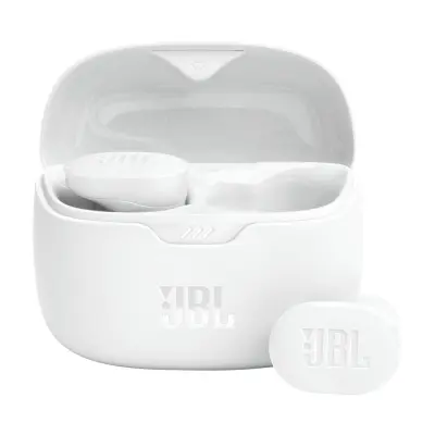JBL Tune Buds TWS bele ušesne slušalke