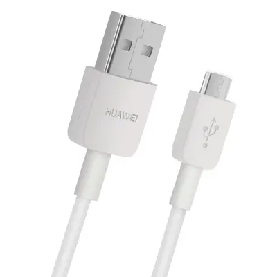 Huawei Micro USB kabel za polnjenje in sinhronizacijo, 1 m - bel