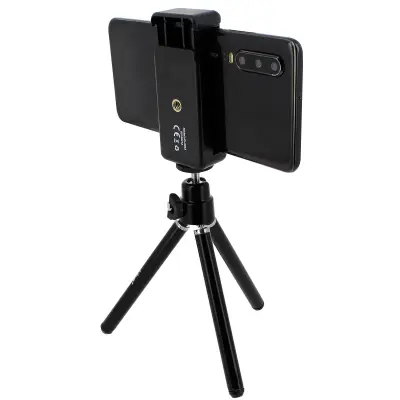 360° vrtljiv mini teleskopski stativ, kompakten in lahek LinQ - crn str. pametni telefoni