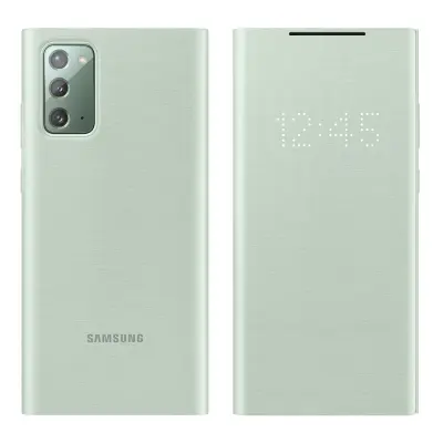 Original Samsung Galaxy Note 20 Smart LED View Case, Smart Flip - zelena