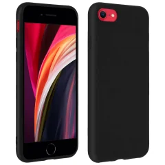 Soft Touch silikonski gel etui Crna str. Apple iPhone SE 2022, 2020 in iPhone 8, 7