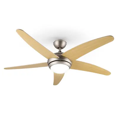 Klarstein Bolero, 55W, Charleston, 60W, stropni ventilatorz lucjo, 134cm, javorjeva krila, daljinski upravljalnik