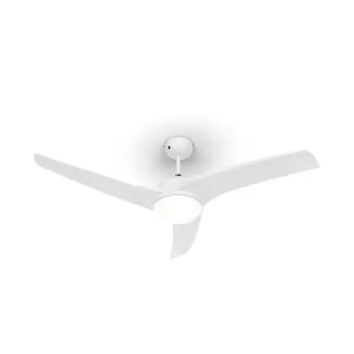 Klarstein FIGO, BELA, STROPNI VENTILATOR, 52", 55 W, STROPNA SVETILKA, 2 X 42 W, DALJINSKI UPRAVLJALEC
